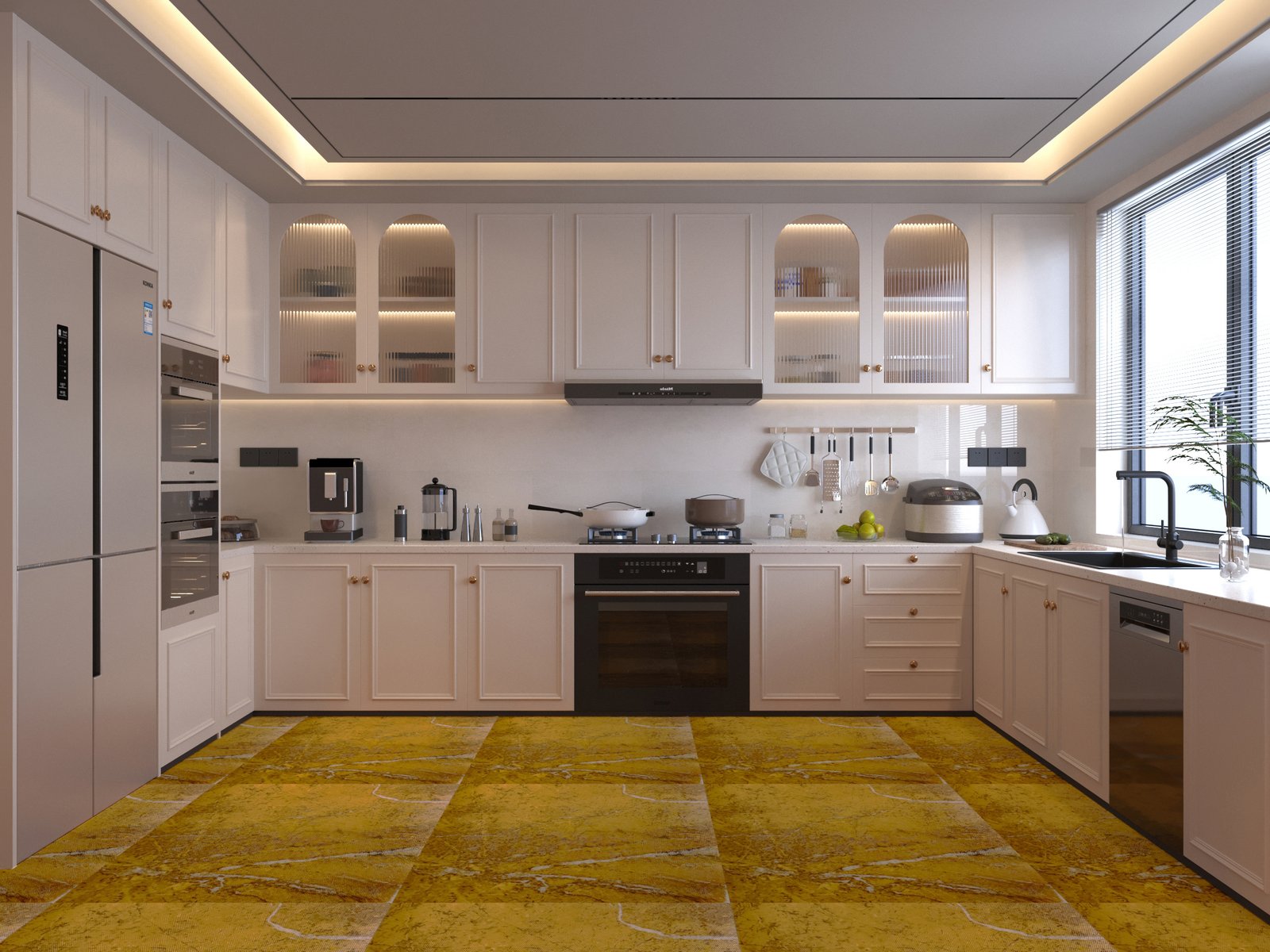 Charmain Flooring — CVG-C08 Golden Calacatta